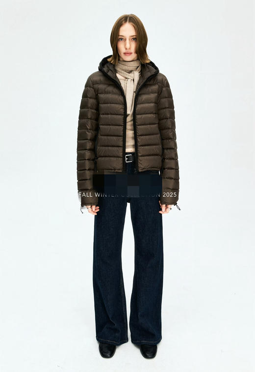 【三星95鹅绒】2025缪家同款95%鹅绒排骨鹅绒服女 秋冬新款连帽羽绒服~ 商品图2