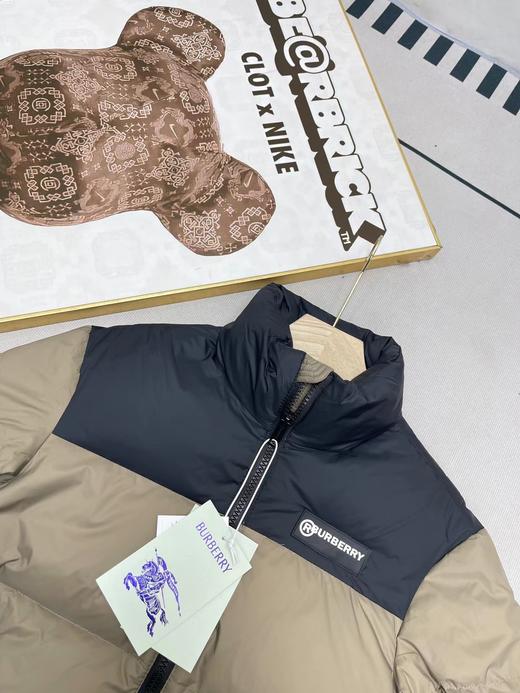 D121313轻便保暖情侣款蓬松立领拼接羽绒服 商品图5