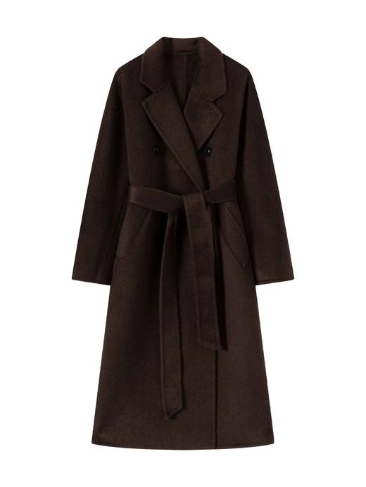 N°28 2025秋冬新款复古双排扣大衣女中长款8855A1D860  商品图2