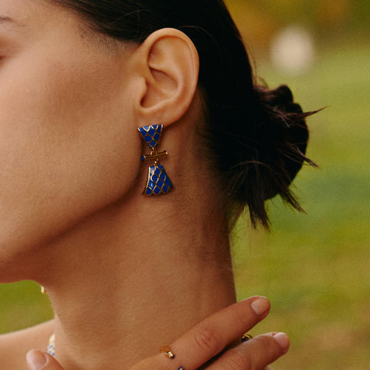 【新品上新】BM大英博物馆限量联名系列 | 苏美圣蛇耳环 商品图3