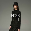 N°28 100%绵羊毛半高领针织打底衫女秋季高级感气质修身内搭上衣895392T022  商品缩略图2