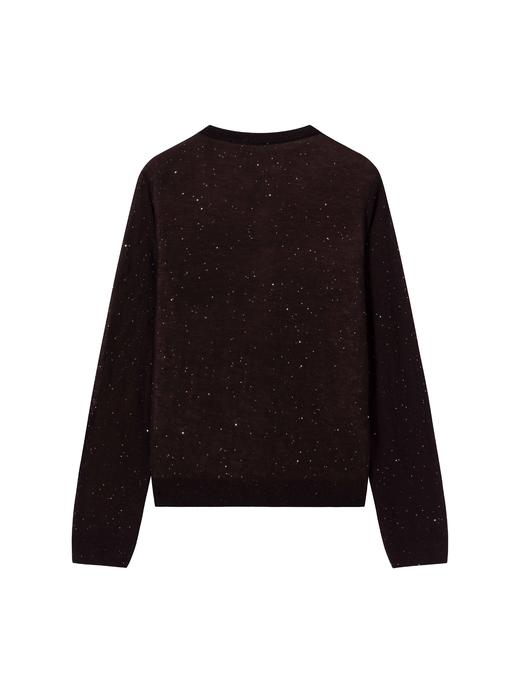 N°28 2025韩版潮流V领宽松打底针织衫女895382M105 商品图7