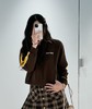 女款半拉链拼色卫衣zo017 商品缩略图3