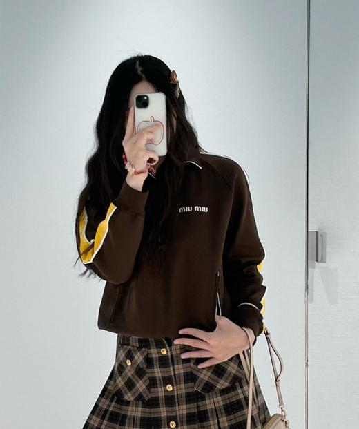 女款半拉链拼色卫衣zo017 商品图3