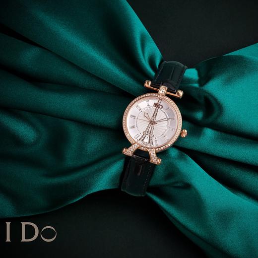 【IDo心动系列腕表/费加罗埃菲尔铁塔手表】手腕上的璀璨，终生陪伴，一句承诺的浪漫！送同款表带 商品图7