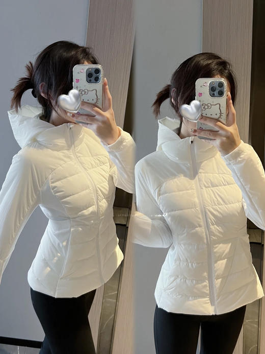 代工厂特价高端线轻薄修身带帽羊毛鹅绒服可内搭叠穿 商品图4