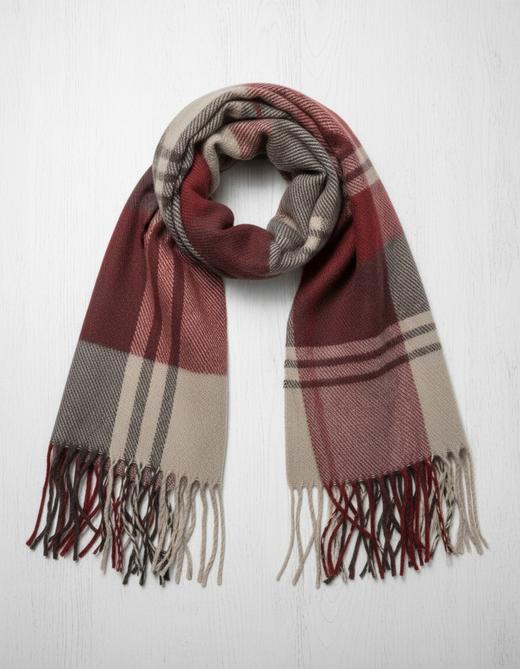 佐丹奴经典格纹披肩围巾05585601 商品图0