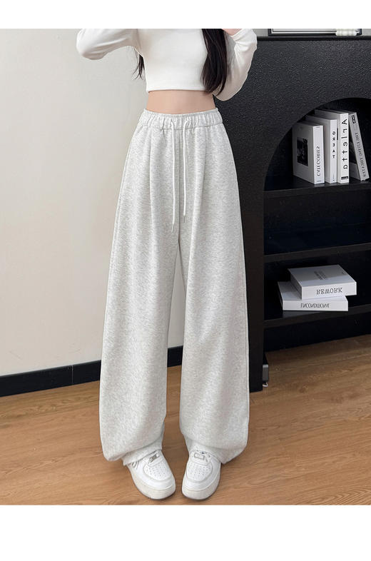 【YW】无忧购冬季加绒加长羊毛蚕丝华棉弯刀裤8810（截单后3-5天发货） 商品图4