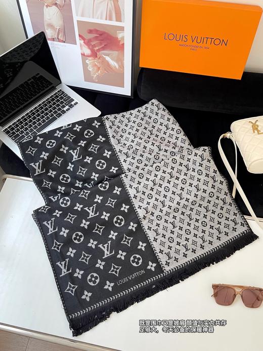 双面羊绒围巾 商品图0