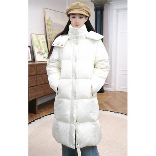 火桐hooton Litte连帽长款鹅绒服夹克外套WT9821 商品图3