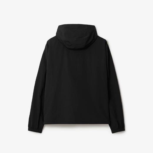 【一】BURBERRY 巴宝莉 男士马术骑士徽标连帽外套 黑色 8104106 A1189 商品图1