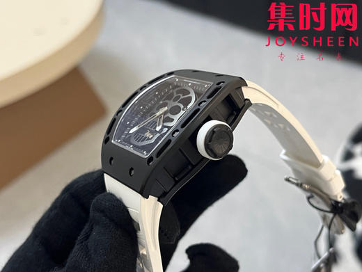 理查德米勒 RM052骷髅满天星 钻圈款 男士腕表 搭载定制一体手动上链机械机芯 商品图5