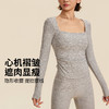 跃牌【禅语梵心】雪花纱假两件运动T恤女长袖带胸垫瑜珈服网纱上衣CX5737 商品缩略图0