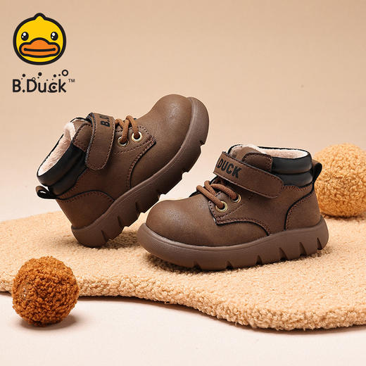 B.Duck小黄鸭童鞋冬季雪地靴23-32码 B5686872 商品图4
