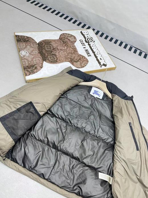 D121313轻便保暖情侣款蓬松立领拼接羽绒服 商品图3