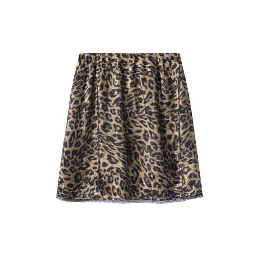 N°28 2025秋季新款时尚设计师豹纹半身裙885371Q657 商品图1