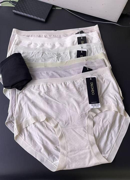 迪兰多提花棉中腰内裤蚕丝底裆舒适透气高弹力1295142 商品图0