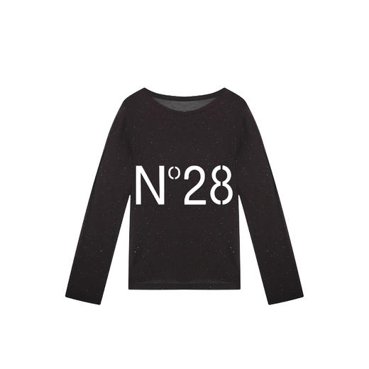 N°28 网纱上衣女装透气内搭显瘦百搭针织衫895382M106  商品图3