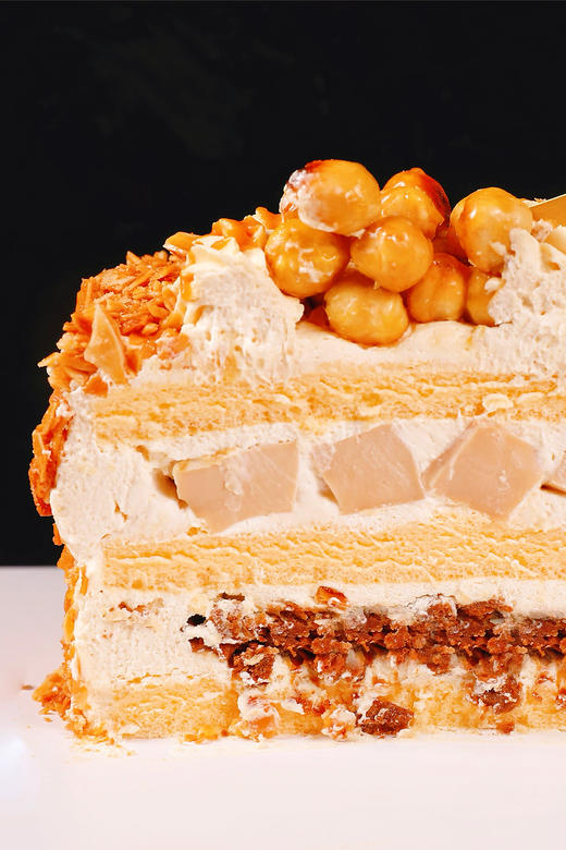 焦糖海盐杏仁榛子蛋糕 商品图6
