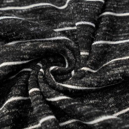 N°28 毛针织衫长袖条纹撞色时尚休闲女装毛针织衫895371M010  商品图3