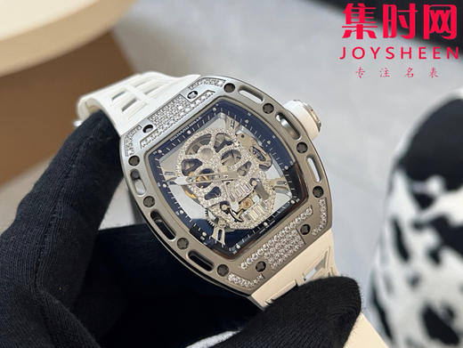 理查德米勒 RM052骷髅满天星 钻圈款 男士腕表 搭载定制一体手动上链机械机芯 商品图2