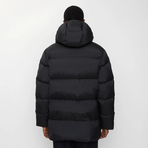 BURBERRY 巴宝莉 男士马术骑士徽标绗缝带帽羽绒服 黑色 8110360 A1189 商品图3