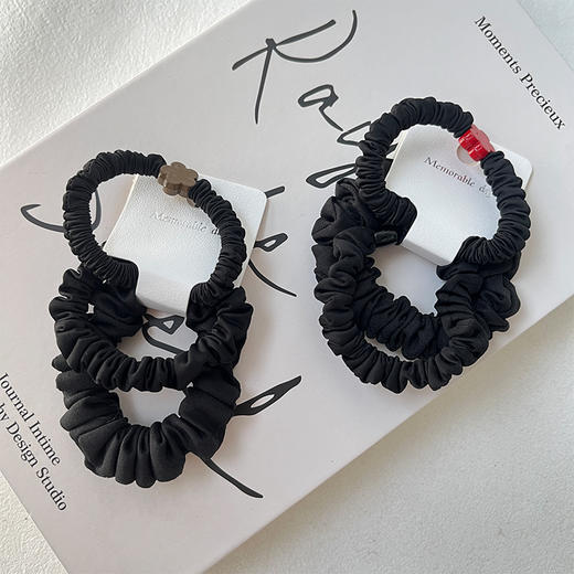 小花多尺寸超柔组合皮筋（3个）-纪念日百货门店同款167949672 商品图0