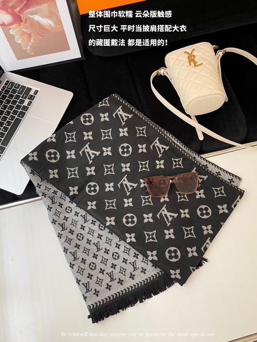 双面羊绒围巾 商品图5