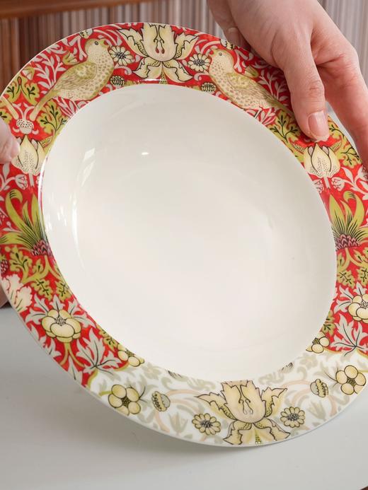 孤品捡漏！英国Morris【草莓小偷】骨瓷马克杯系列 杯体薄而通透 高级感拉满 商品图6