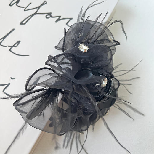 四季纱羽毛钻饰抓夹-纪念日百货门店同款168043477 商品图2