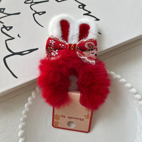 HY立体红兔耳毛圈发圈发绳-纪念日百货门店同款167745531