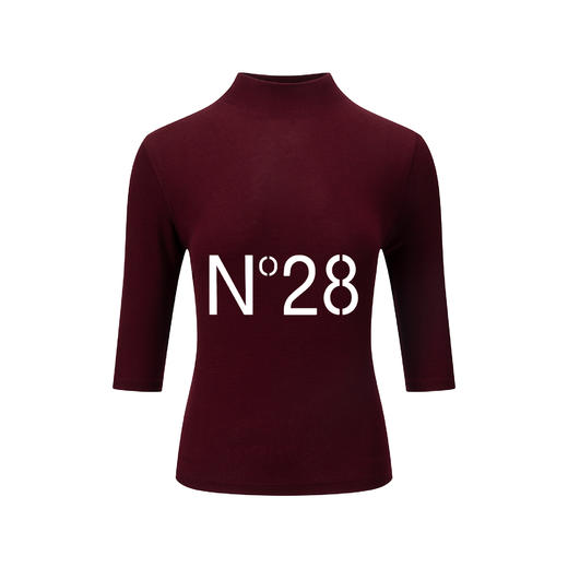 N°28 2025秋季薄款毛针织衫透气提花长袖针织衫895381T047  商品图4