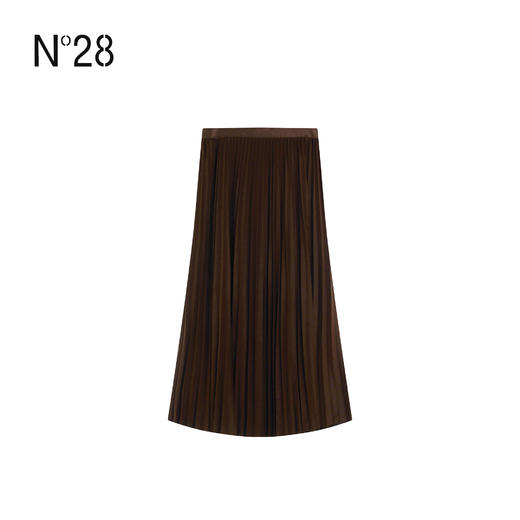 N°28 2025秋季新款女装时尚简约压褶百褶裙895391Q071 商品图1