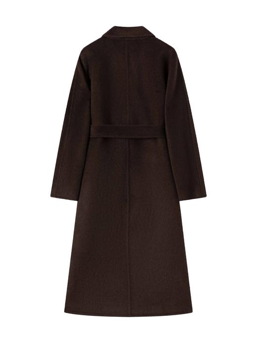 N°28 2025秋冬新款复古双排扣大衣女中长款8855A1D860  商品图3