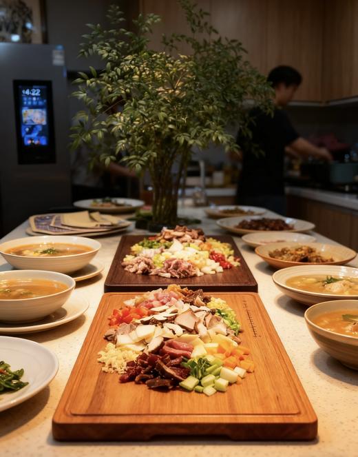 72小时发货【抗菌整木砧板】南美进口铁梨木+抗菌鸡翅木，硬度高、耐腐蚀，原木完整切割，不拼接无胶水！纯实木！防霉抗菌！无漆无蜡无甲醛，菜板加厚2.4厘米，耐高温，实拍 商品图2