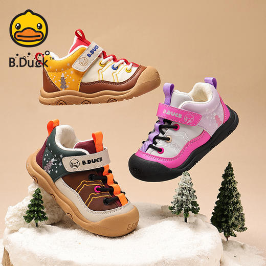 B.Duck小黄鸭童鞋冬季常规运动鞋24-32码 B5686814 商品图0