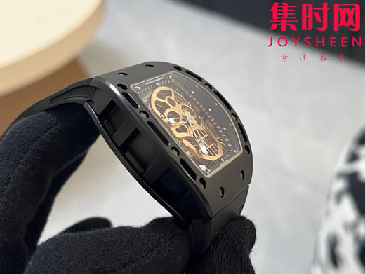 理查德米勒 RM052骷髅满天星 钻圈款 男士腕表 搭载定制一体手动上链机械机芯 商品图5