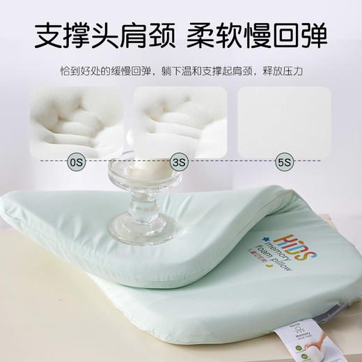 【秒杀】小象咘叮 云感儿童记忆枕 记忆棉枕芯枕头 儿童学生记忆按摩护颈枕头 枕芯 商品图3