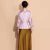 A60732 新中式提花外套搭配旗袍可穿2025秋冬新款妈妈显瘦气质上衣 商品缩略图3