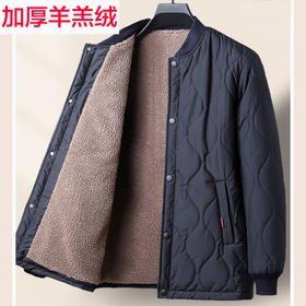 【优选面料防风锁温❗️不惧寒冷舒适保暖】爸爸冬装棉衣加绒厚冬季男士外套老爷爷棉服内胆中老年人小棉袄。jb