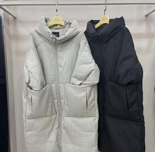 水淼2025冬新款休闲宽松大口袋气质羽绒服1845 商品图0