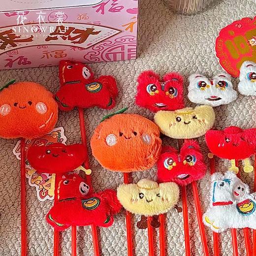 新年好运玩偶插卡 商品图0