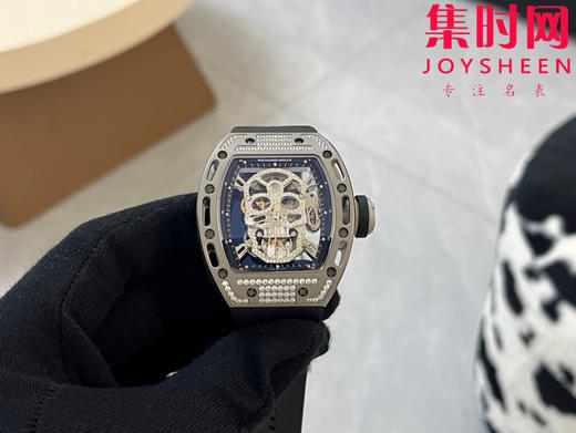 理查德米勒 RM052骷髅满天星 钻圈款 男士腕表 搭载定制一体手动上链机械机芯 商品图0