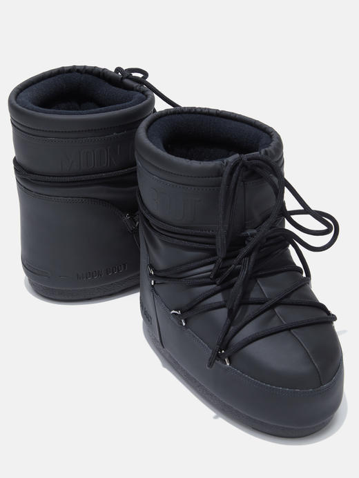 Moon Boot - Mb Icon Low Rubber - Black - 女装 - 雪地靴 - 黑色 商品图3