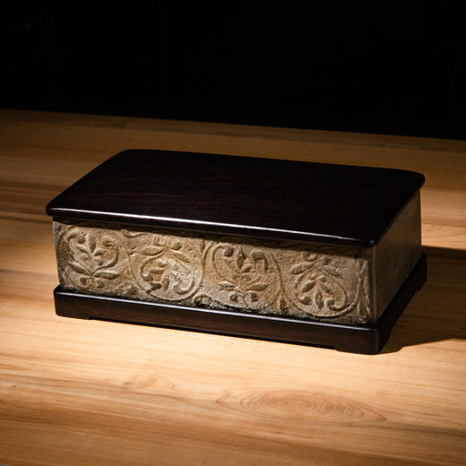 南北朝“忍冬纹”佛教砖制砚 商品图0