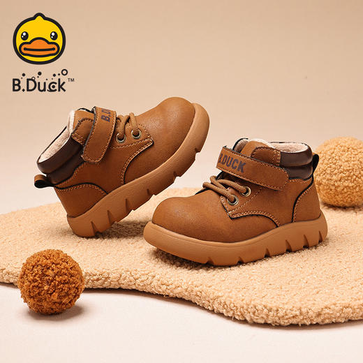 B.Duck小黄鸭童鞋冬季雪地靴23-32码 B5686872 商品图2