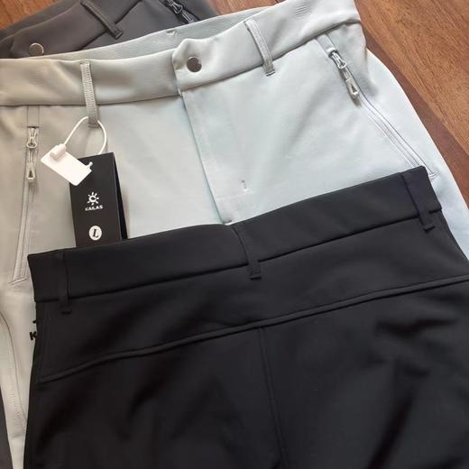 D121314男士户外运动加绒加厚防风保暖徒步软壳长裤 商品图4