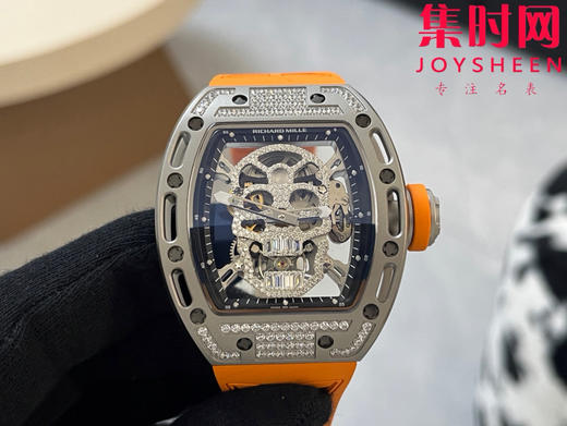 理查德米勒 RM052骷髅满天星 钻圈款 男士腕表 搭载定制一体手动上链机械机芯 商品图1