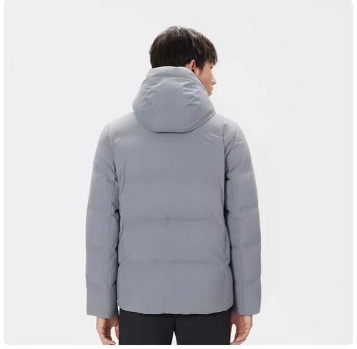 D121307秋冬款男士中量热压鹅绒夹克防风防泼水连帽羽绒服 商品图11