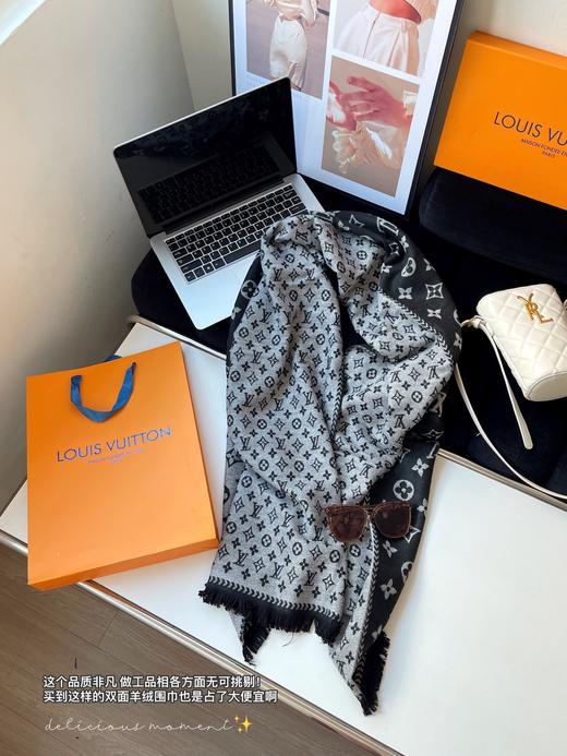 双面羊绒围巾 商品图3